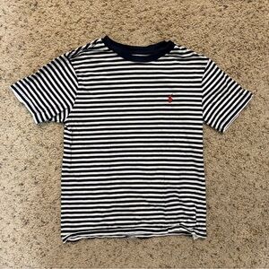 Polo Ralph Lauren Navy and White Striped Tee
